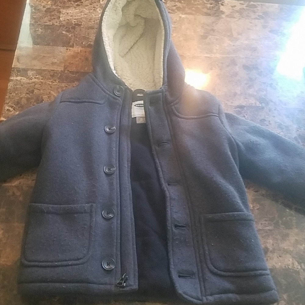 Boy's Old Navy Winter hooded Pea coat